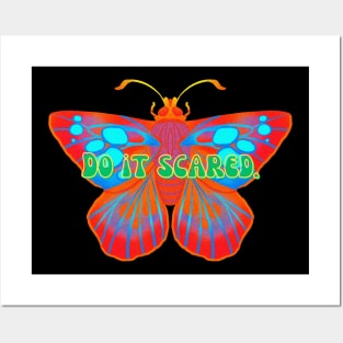 Do it scared Posters and Art